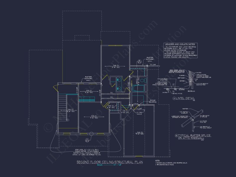 Modern Craftsman house Plan with 4 Bedrooms and Open Designs