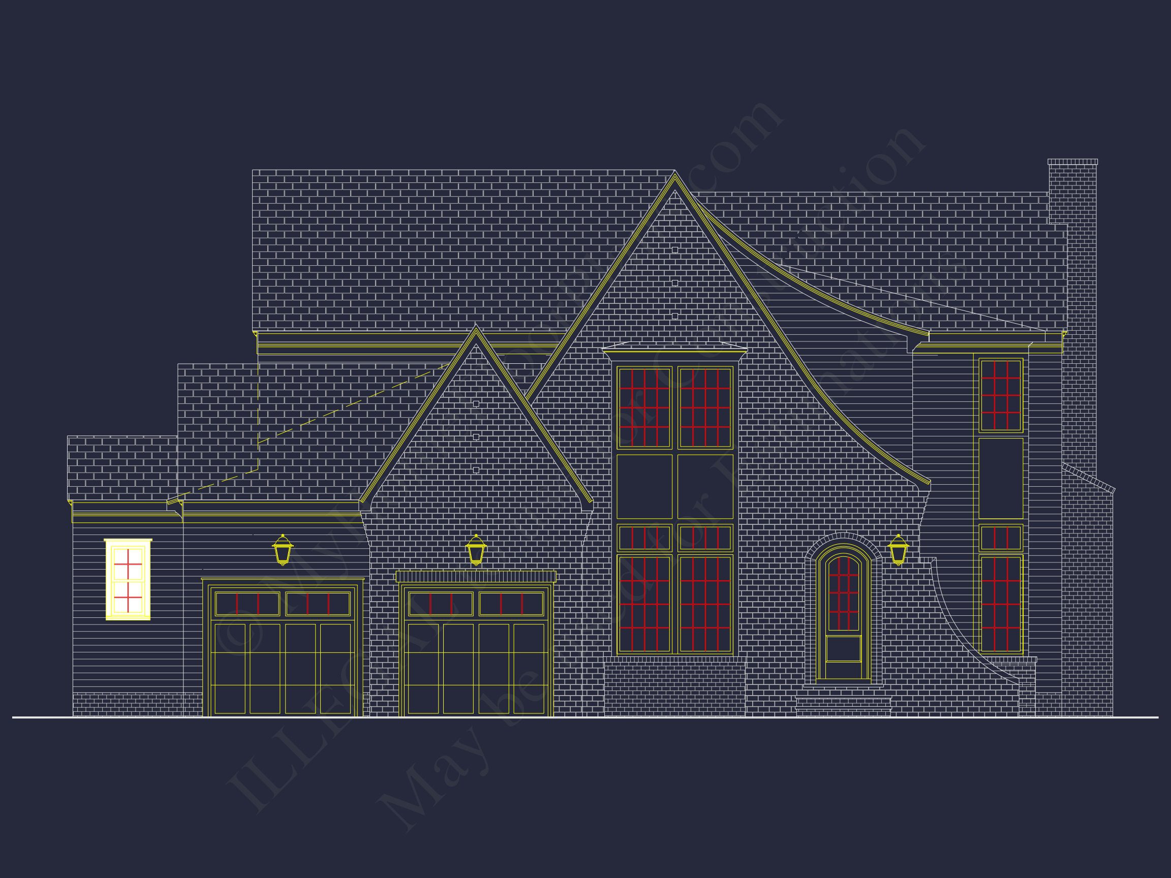 Modern Craftsman house Plan with 4 Bedrooms and Spacious Floor Designs