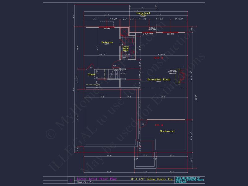 Modern Craftsman house Plan with 4 Beds and 3 Stories