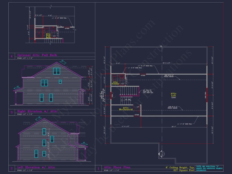 Modern Craftsman house Plan with 4 Beds and 3 Stories
