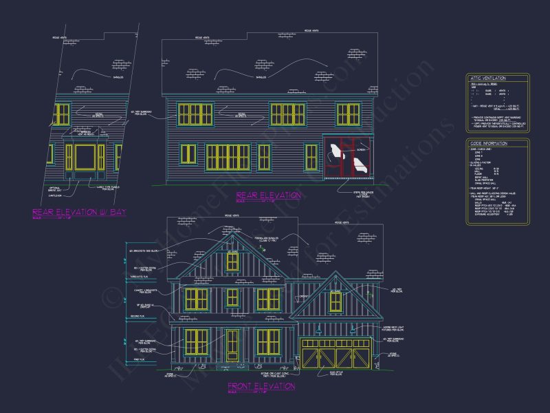 Modern Craftsman house Plan with Architectural Designs