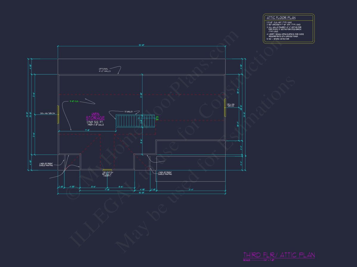 Modern Craftsman house Plan with Architectural Designs