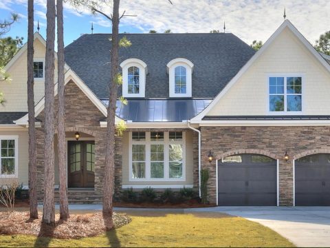 Modern Craftsman house Plan with Bonus Room and 1.5 Floors