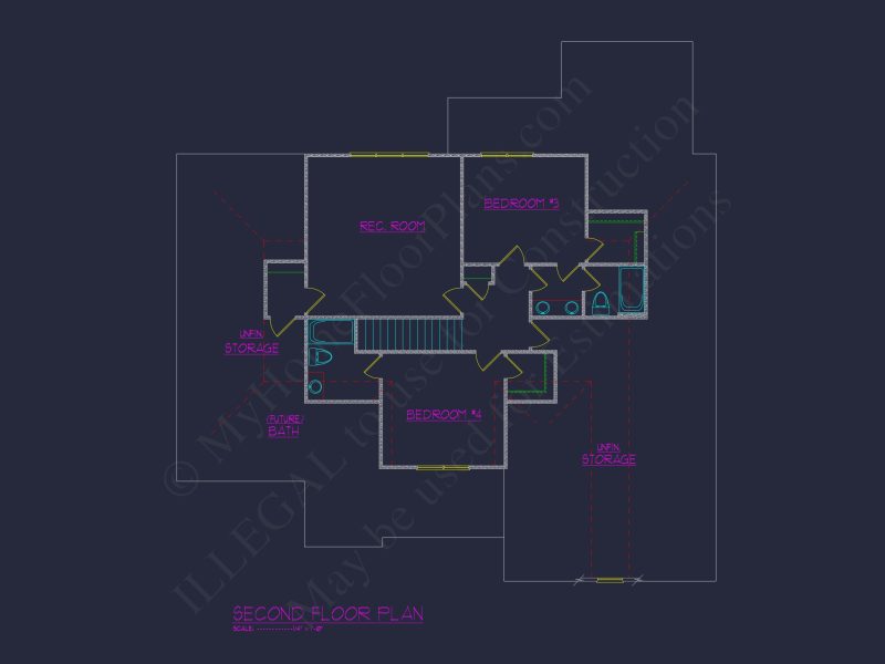 Modern Craftsman house Plan with CAD Blueprints & Designs
