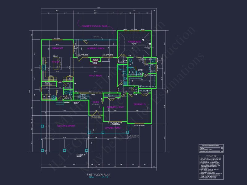 Modern Craftsman house Plan with CAD Blueprints and Design