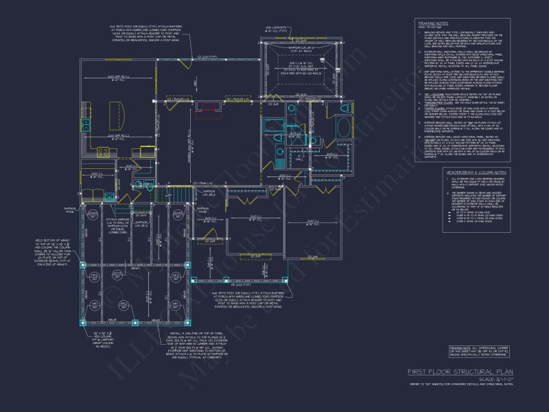 Modern Craftsman house Plan with CAD Blueprints and Design