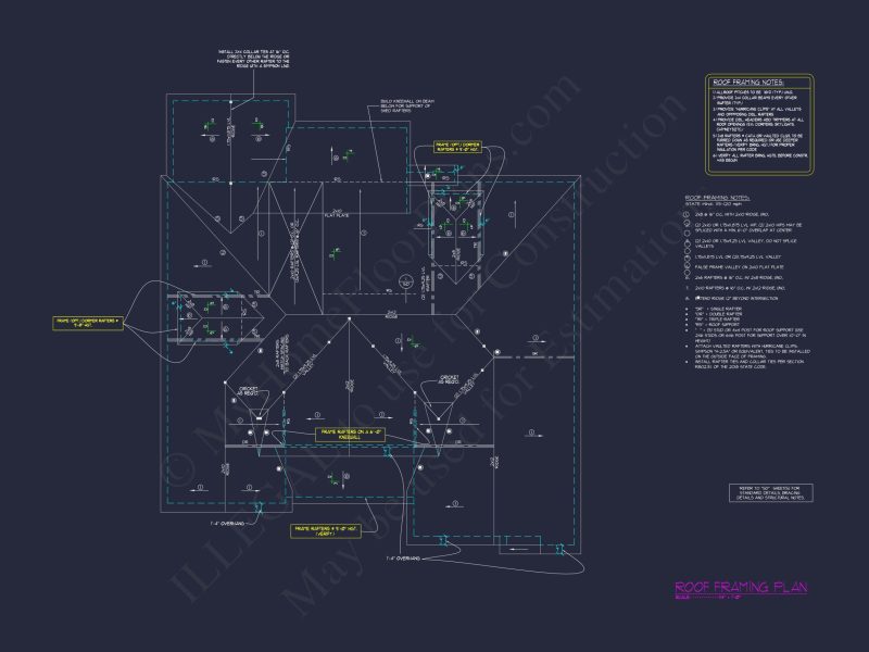 Modern Craftsman house Plan with CAD Designs and Blueprint