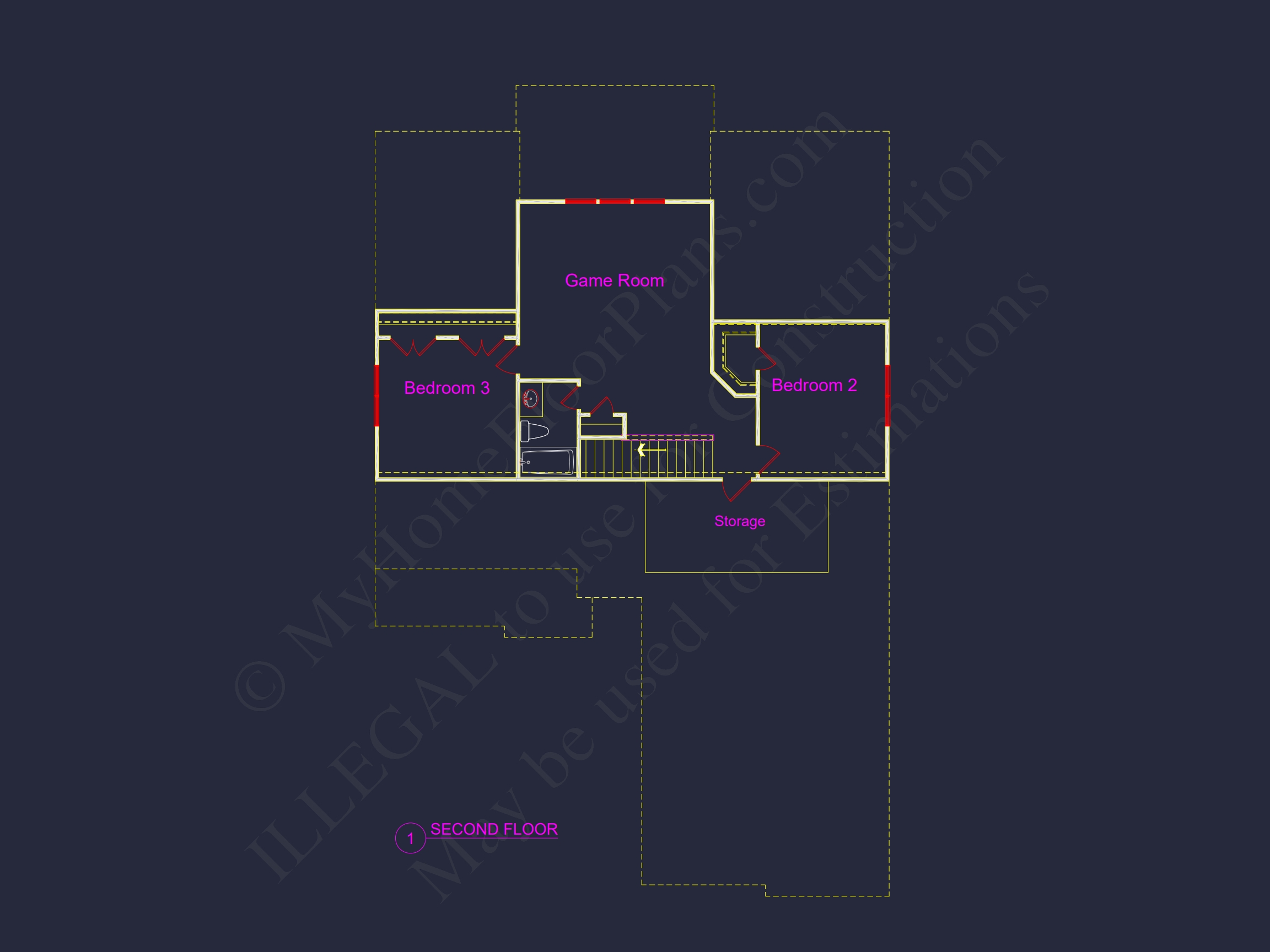 Modern Craftsman Home Plan with CAD Designs and Floor Blueprint