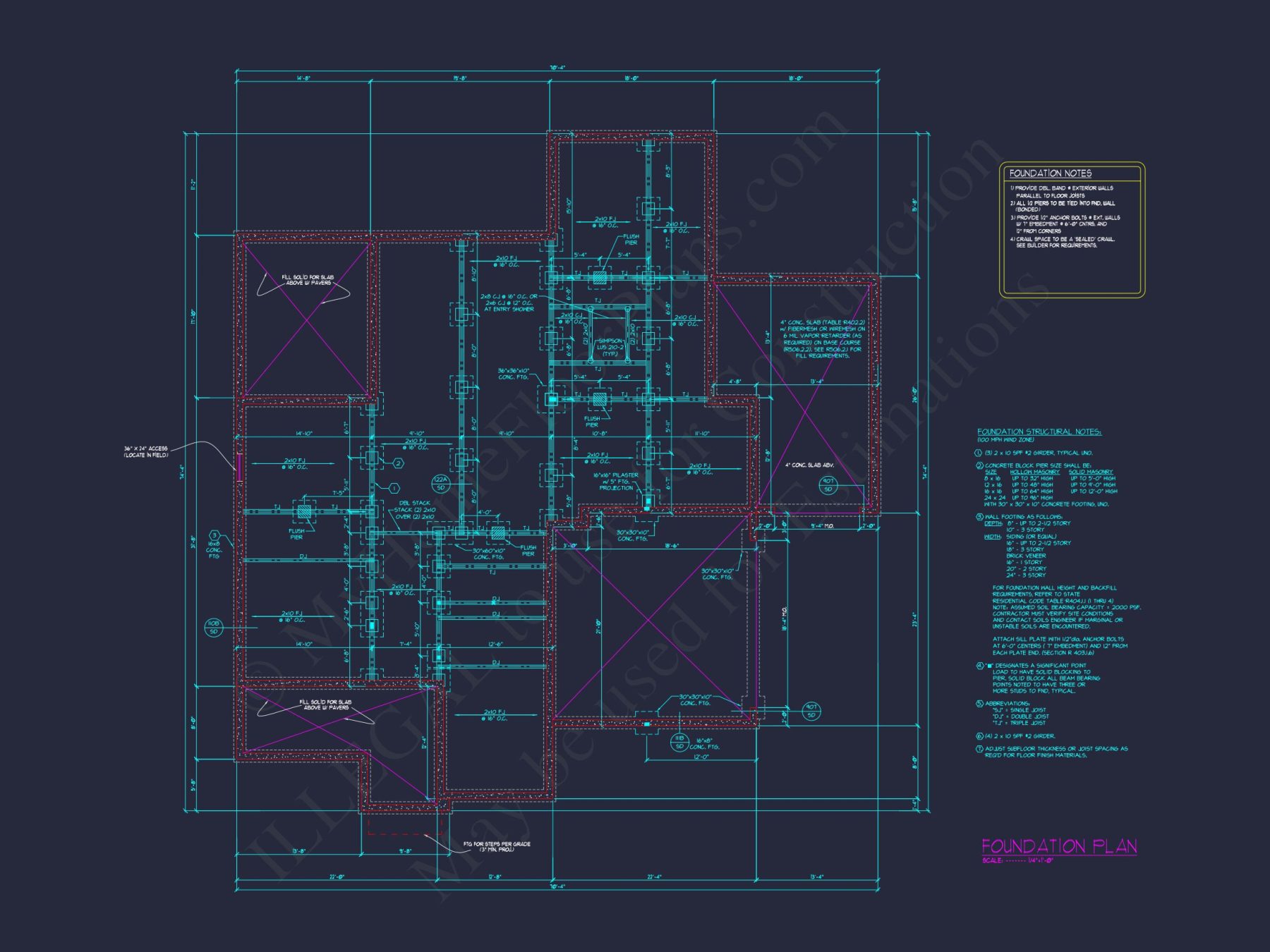 Modern Craftsman house Plan with CAD Designs and Floor Blueprint