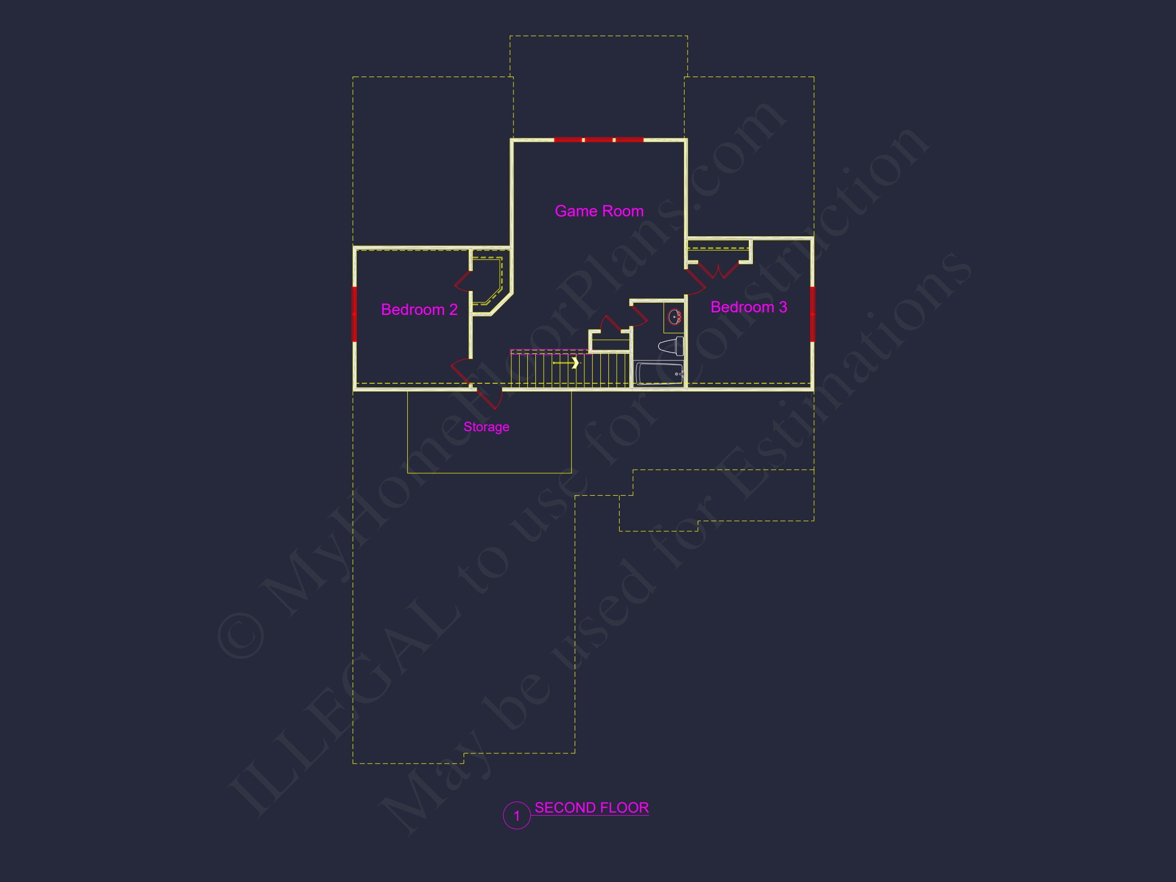 Modern Craftsman Home Plan with CAD Designs and Floor Blueprint