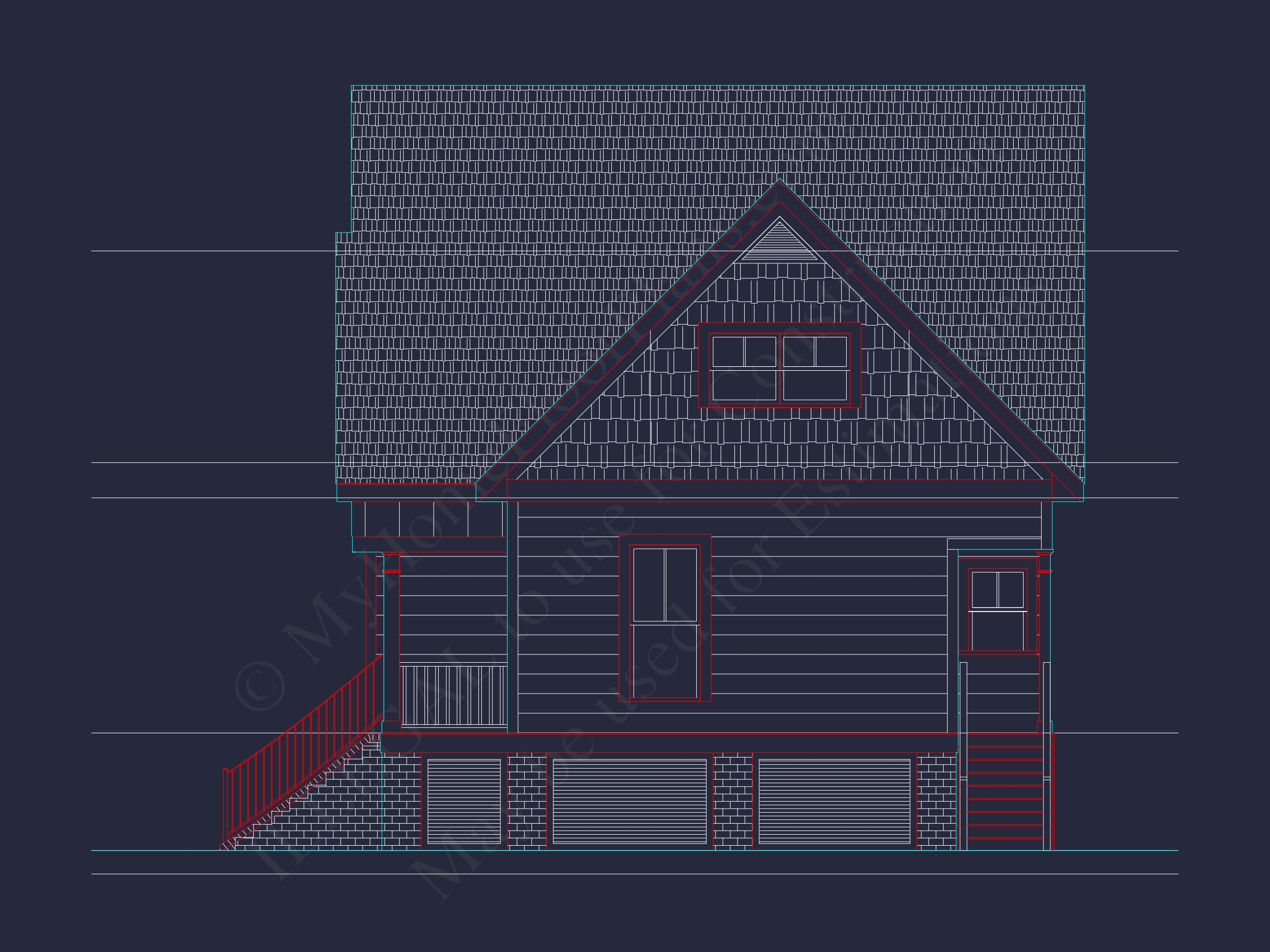 Modern Craftsman Home Plan with Detailed Architecture Designs