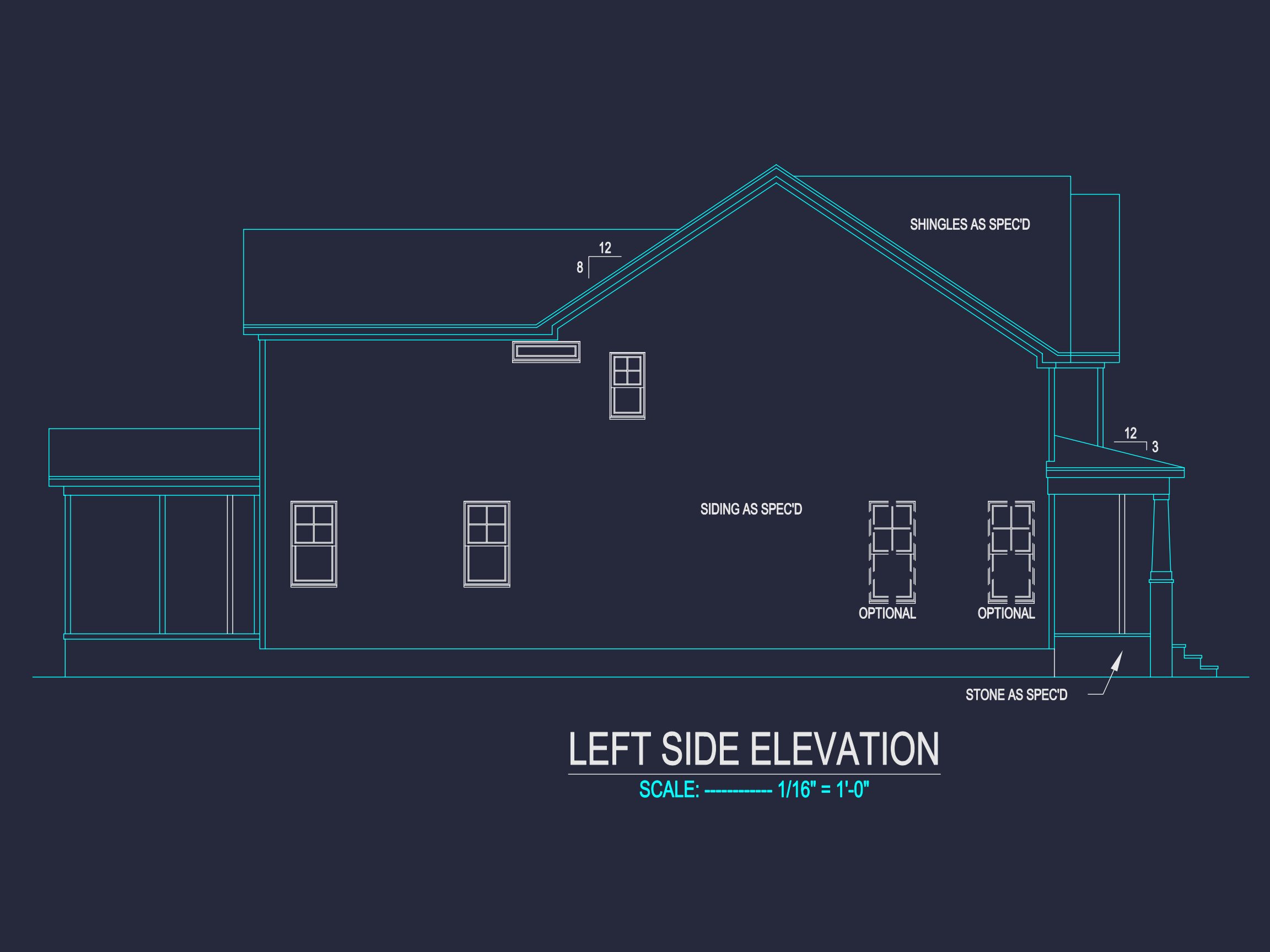 Modern Craftsman house Plan with Detailed Blueprint Designs