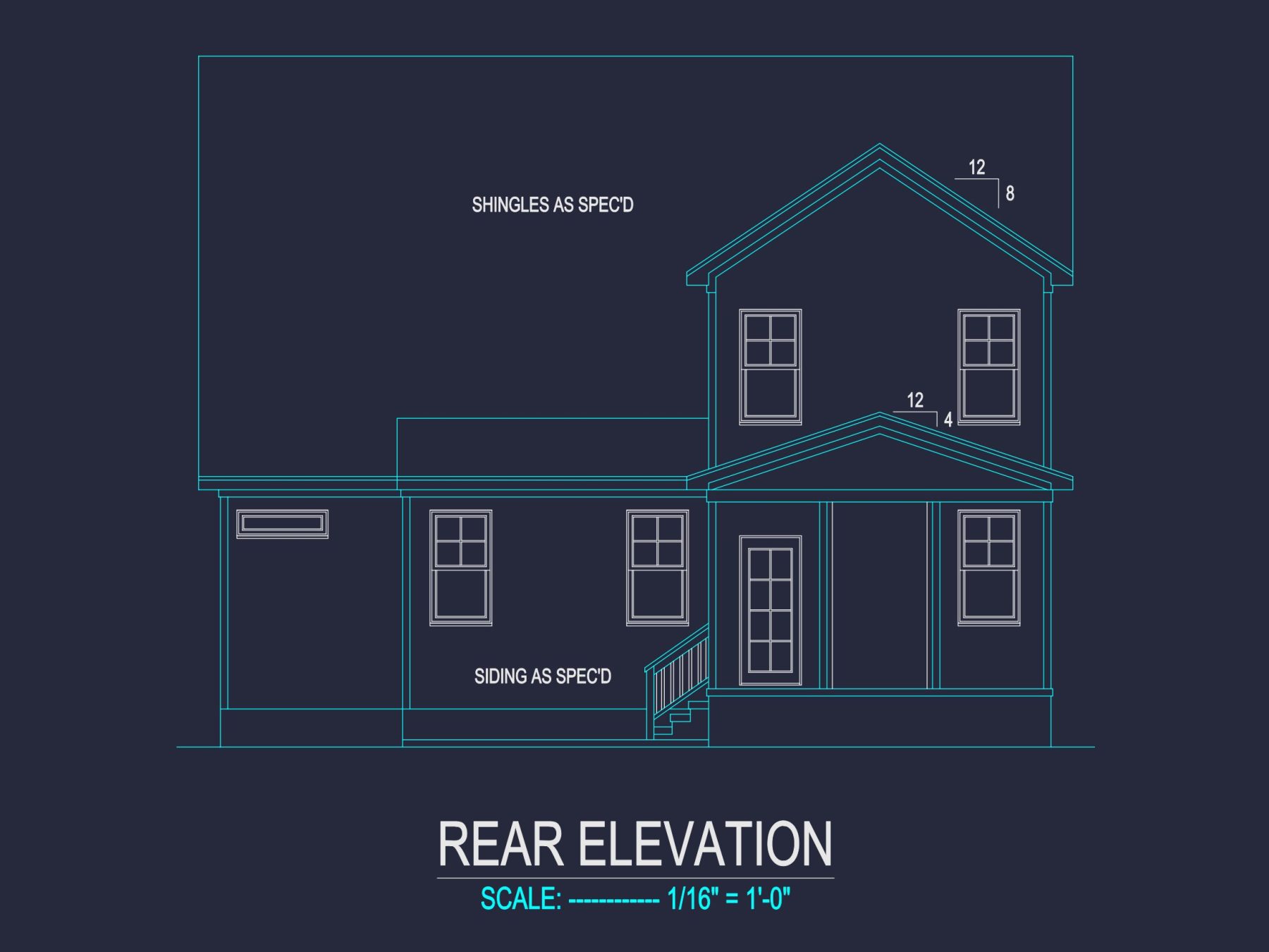 Modern Craftsman house Plan with Detailed Blueprint Designs