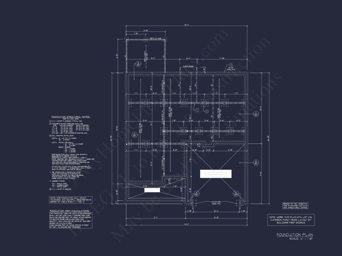Modern Craftsman house Plan with Detailed CAD Designs