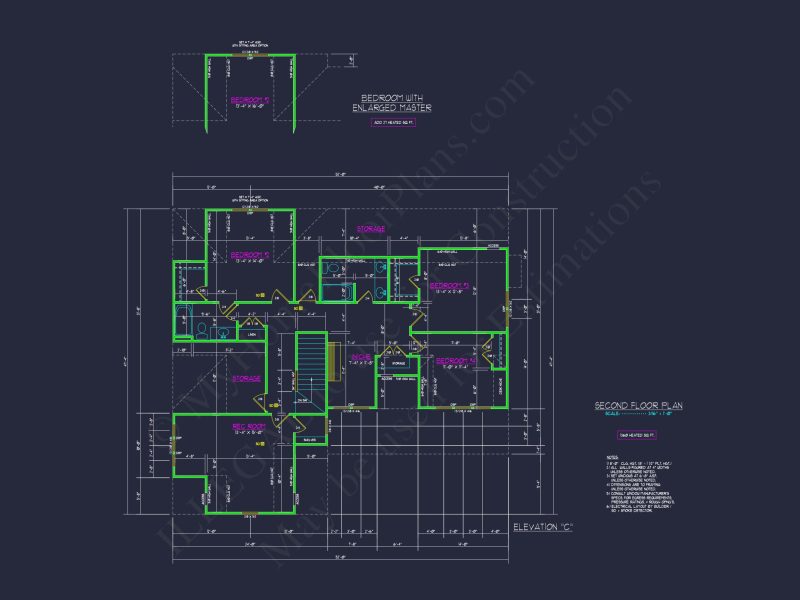 Modern Craftsman house Plan with Detailed Floor Blueprints