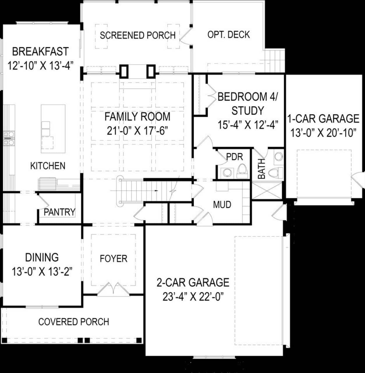 Modern Craftsman house Plan with Detailed Floor Designs