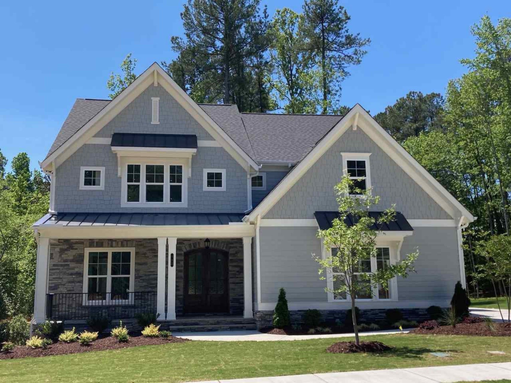 Modern Craftsman house Plan with Detailed Floor Designs