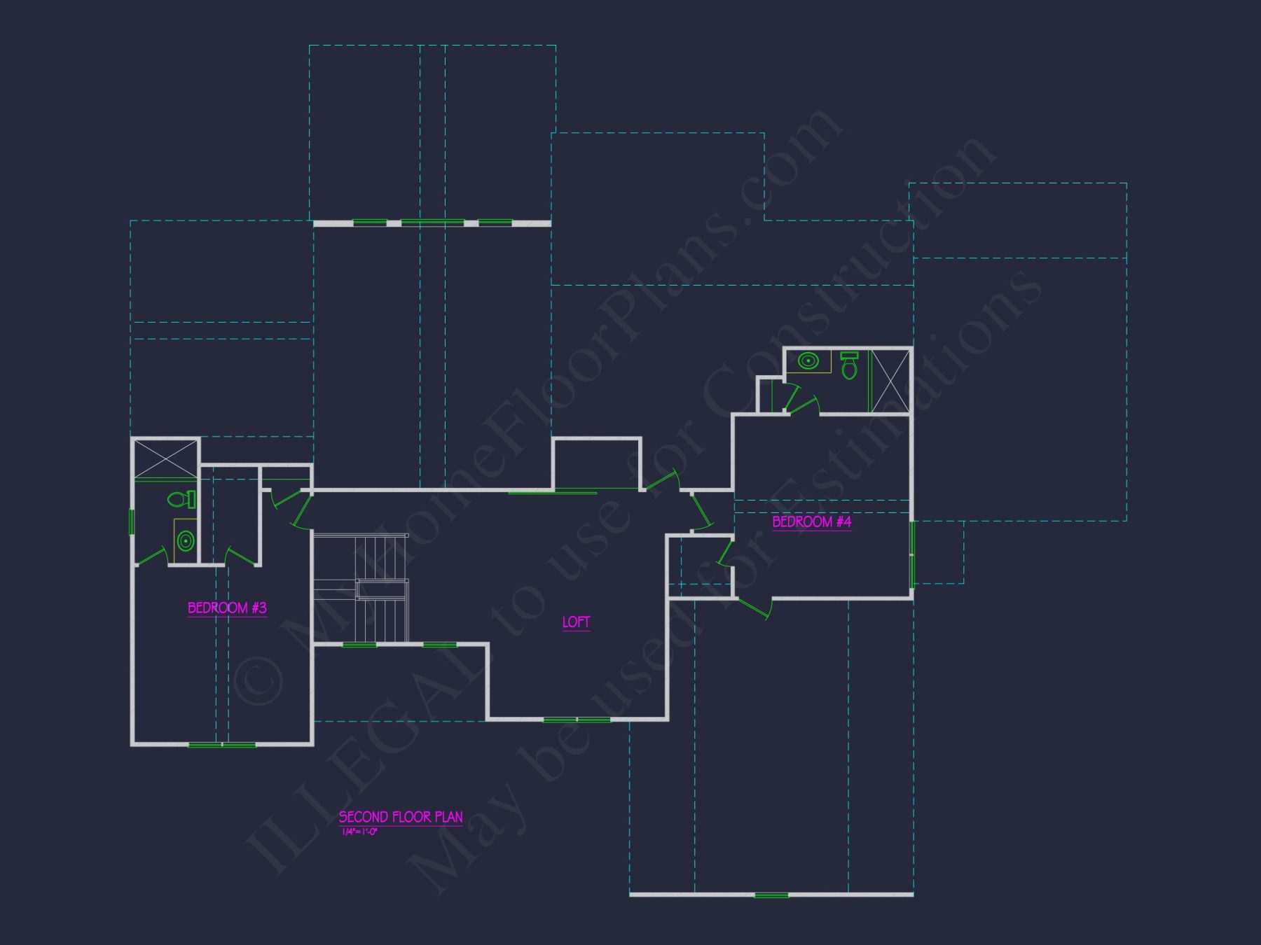 Modern Craftsman house Plan with Detailed Floor Designs