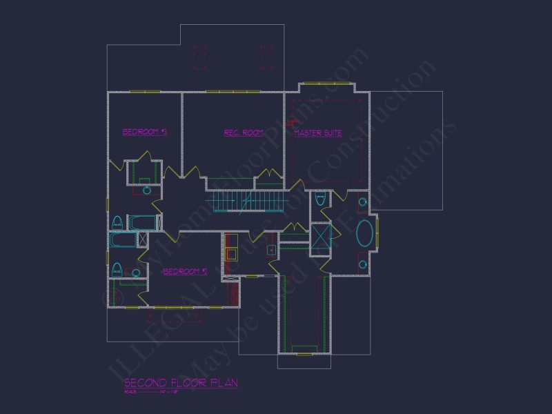 Modern Craftsman house Plan with Detailed Floor Designs