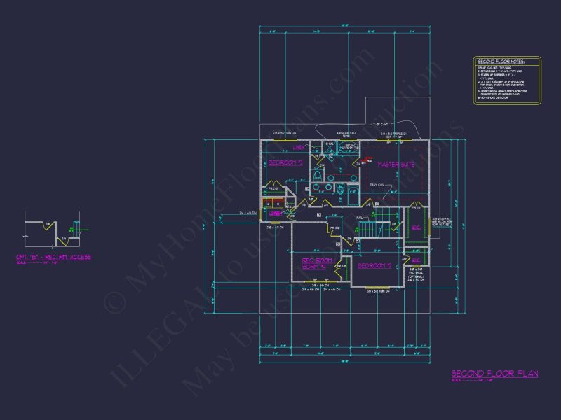 Modern Craftsman house Plan with Detailed Floor Designs and CAD Blueprint