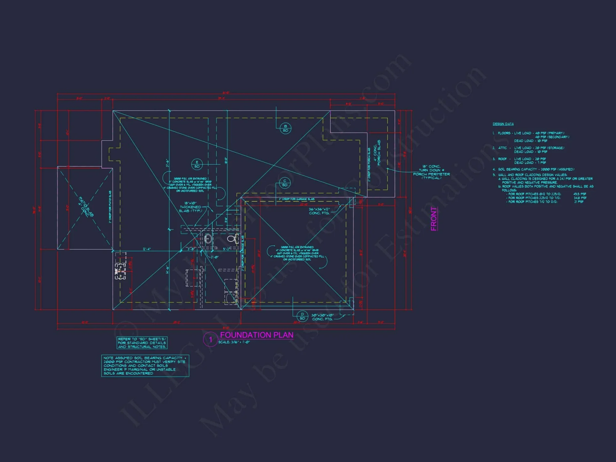 Modern Craftsman house Plan with Detailed Floor Plans and CAD Designs