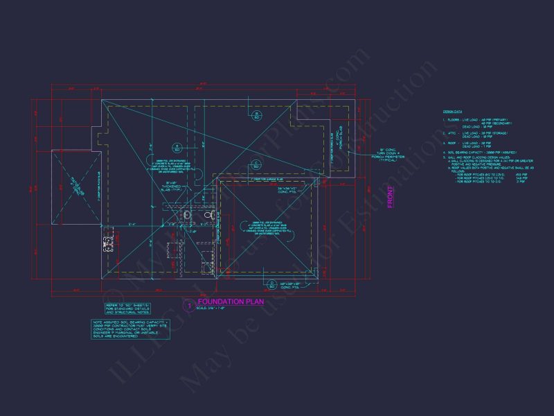 Modern Craftsman house Plan with Detailed Floor Plans and CAD Designs