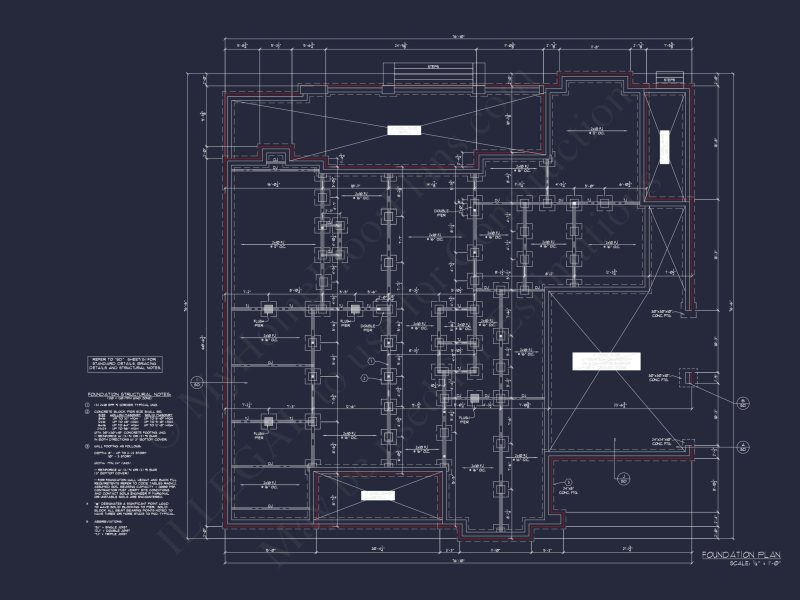 Modern Craftsman house Plan with Fireplace, 4 Bedrooms & Bonus