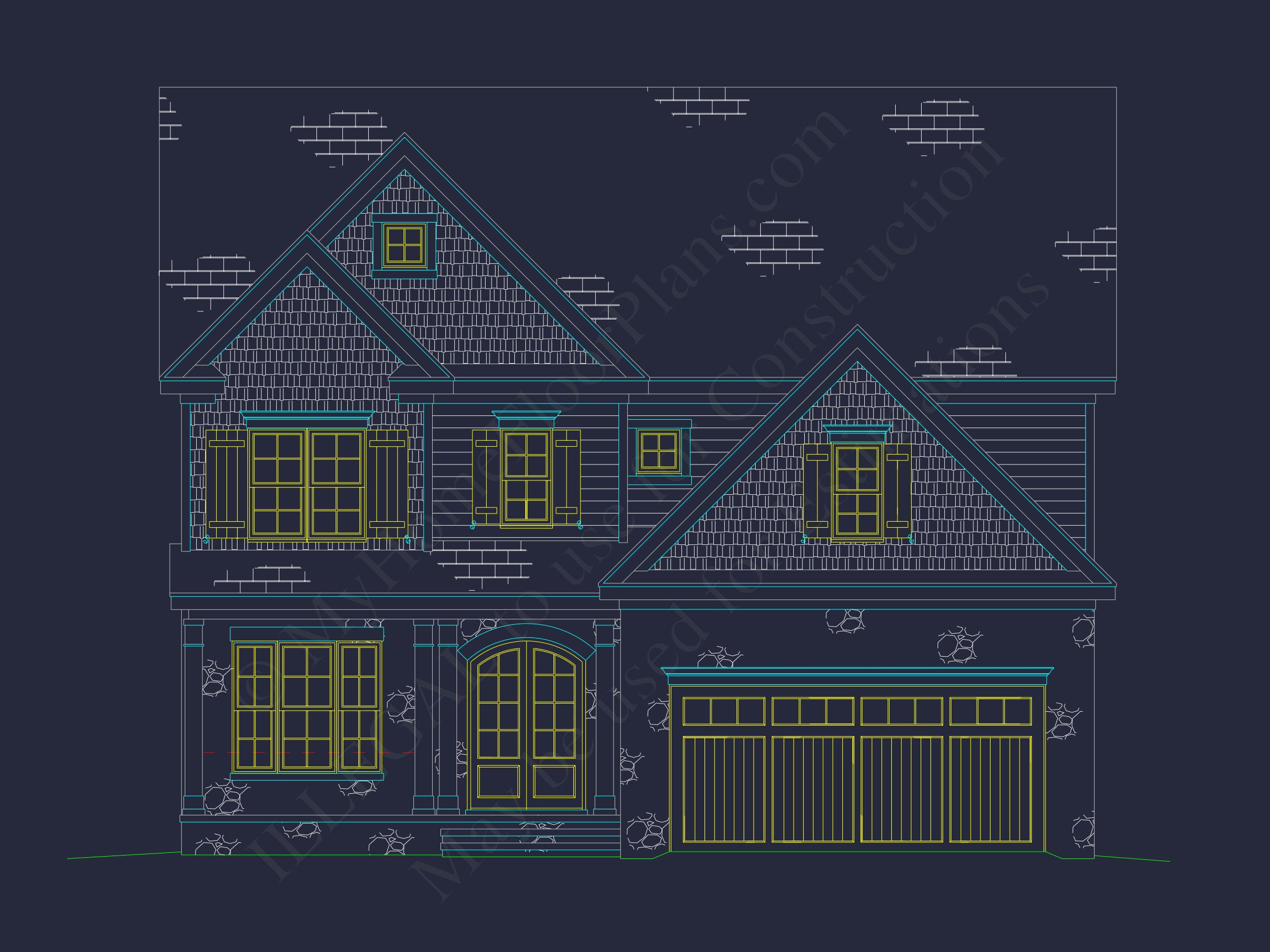 Modern Craftsman house Plan with Flexible Floor Designs