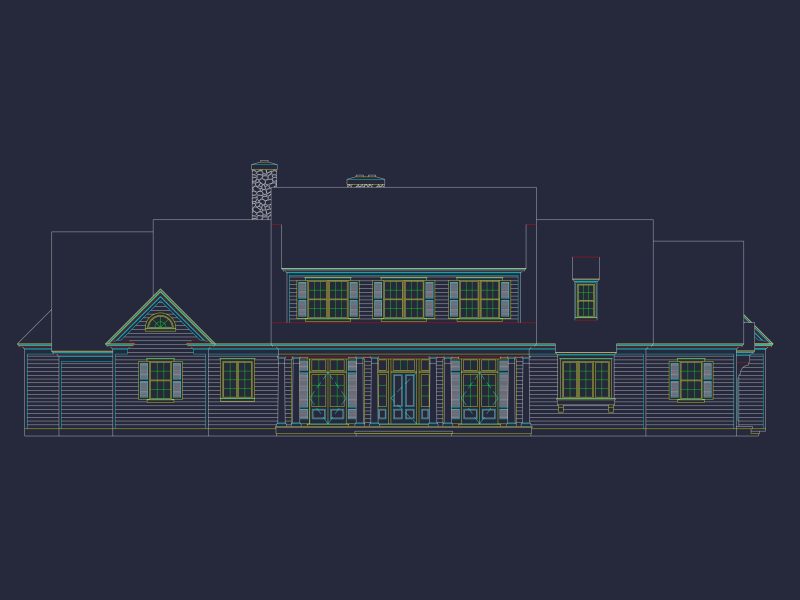 Modern Craftsman house Plan with Luxury Features and CAD Designs