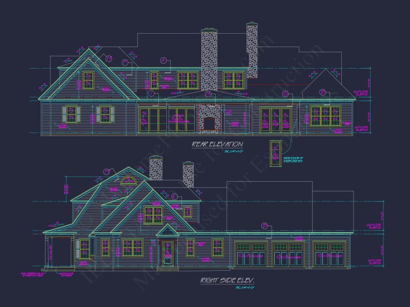 Modern Craftsman house Plan with Luxury Features and CAD Designs