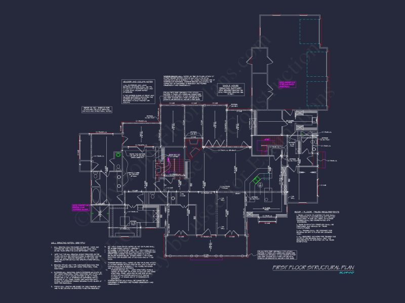 Modern Craftsman house Plan with Luxury Features and CAD Designs