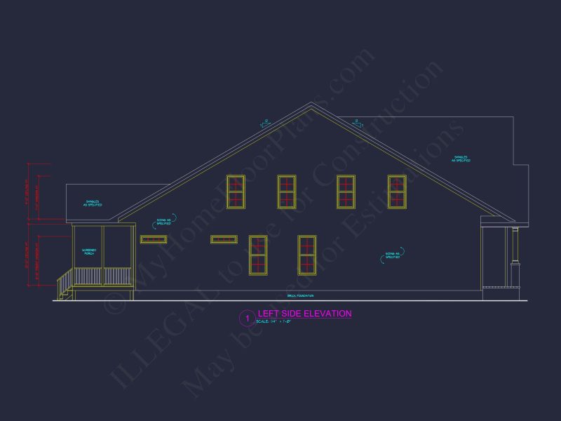 Modern Craftsman house Plan with Open Floor Design & CAD Details