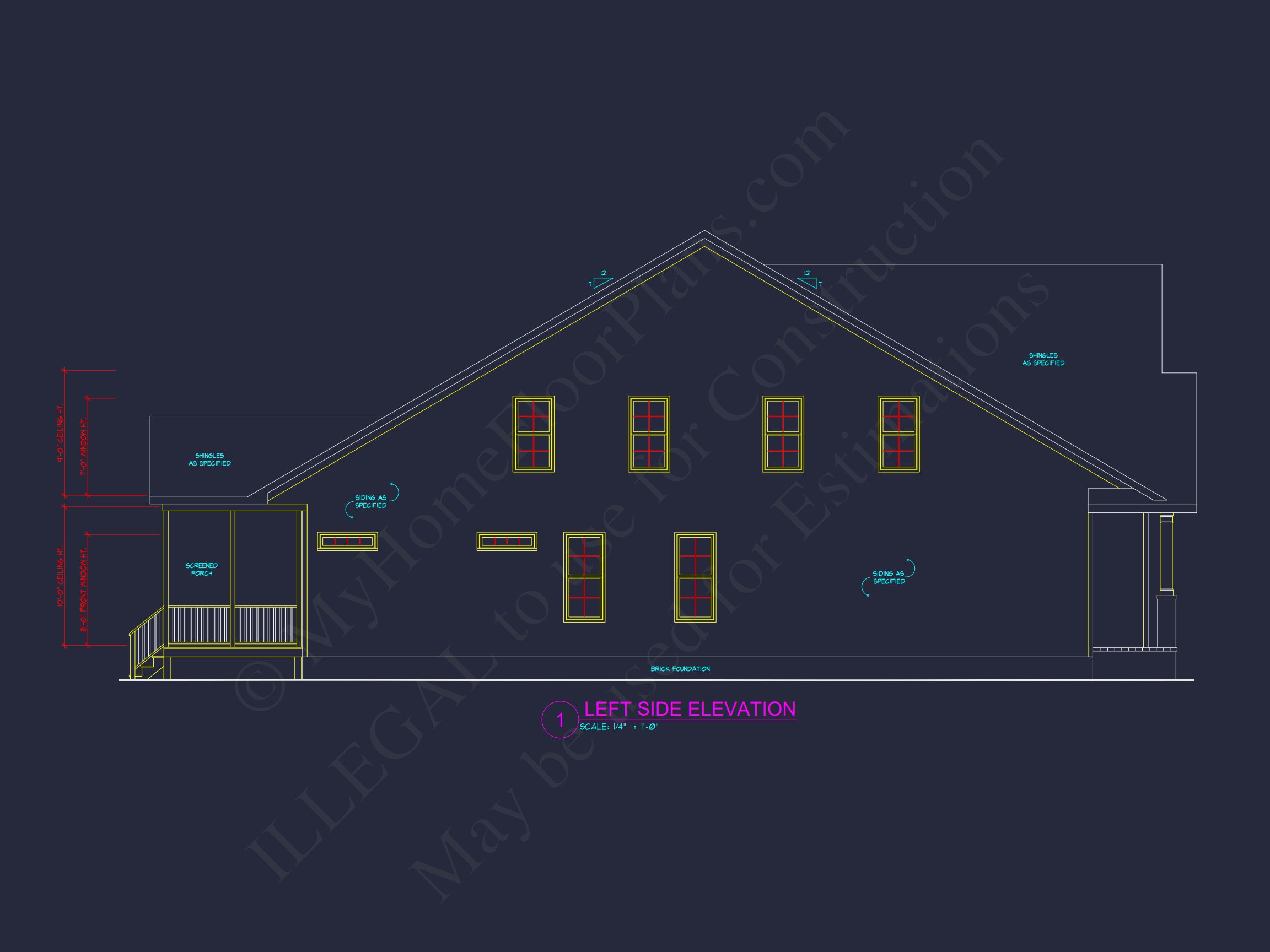 Modern Craftsman house Plan with Open Floor Design & CAD Details