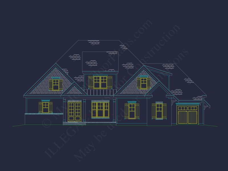 Modern Craftsman house Plan with Open Floor Designs