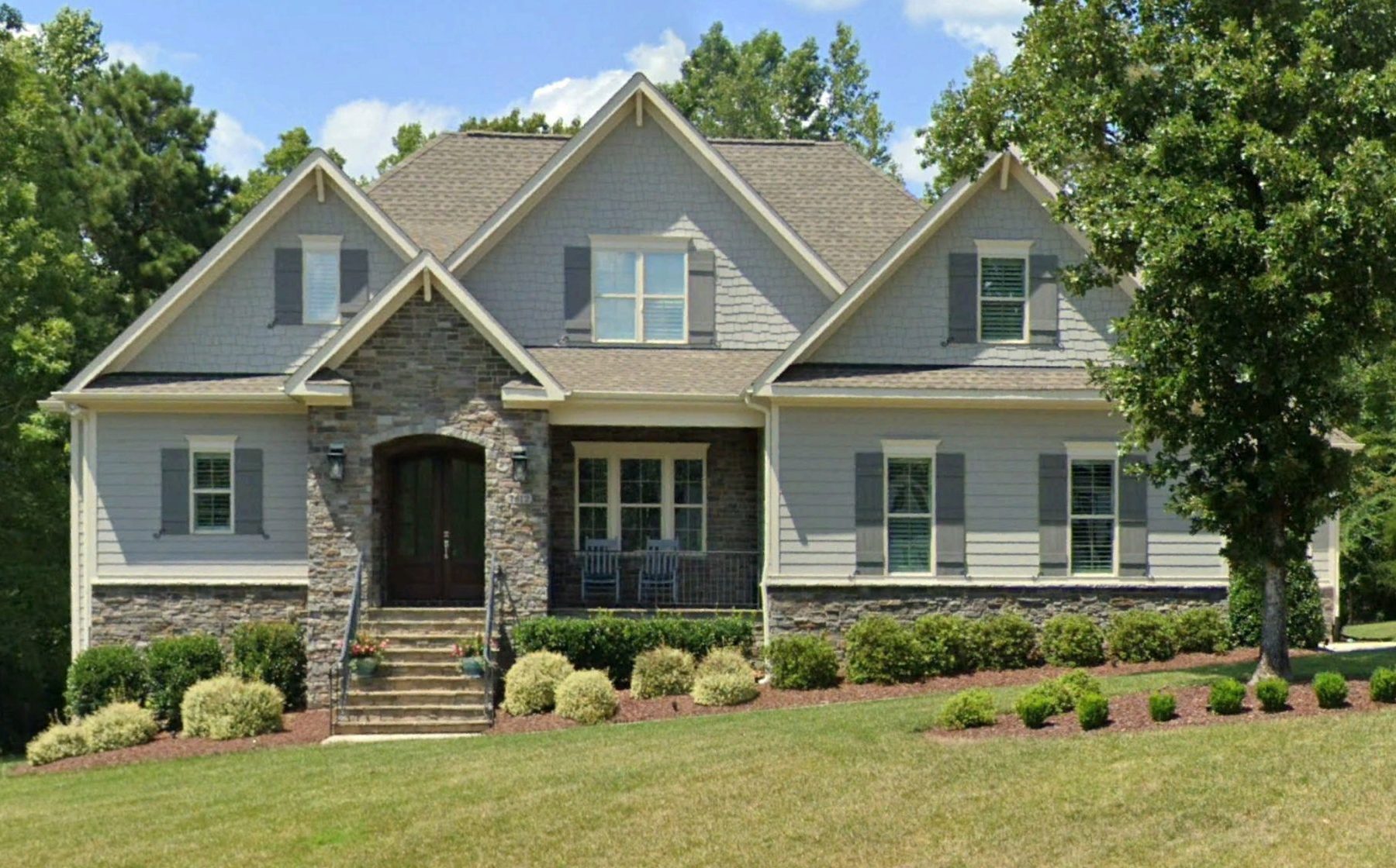 Modern Craftsman house Plan with Open Floor Plan and CAD Design