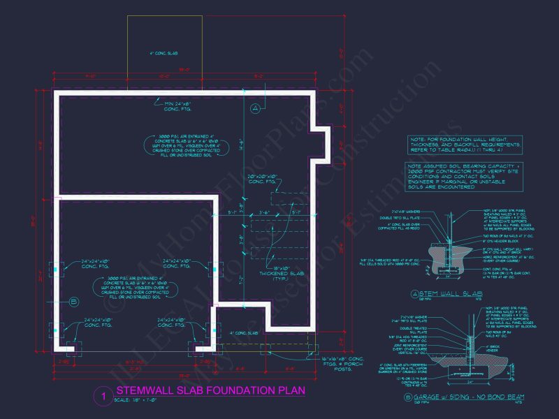 Modern Craftsman house Plan with Open Floor Plan and CAD Designs