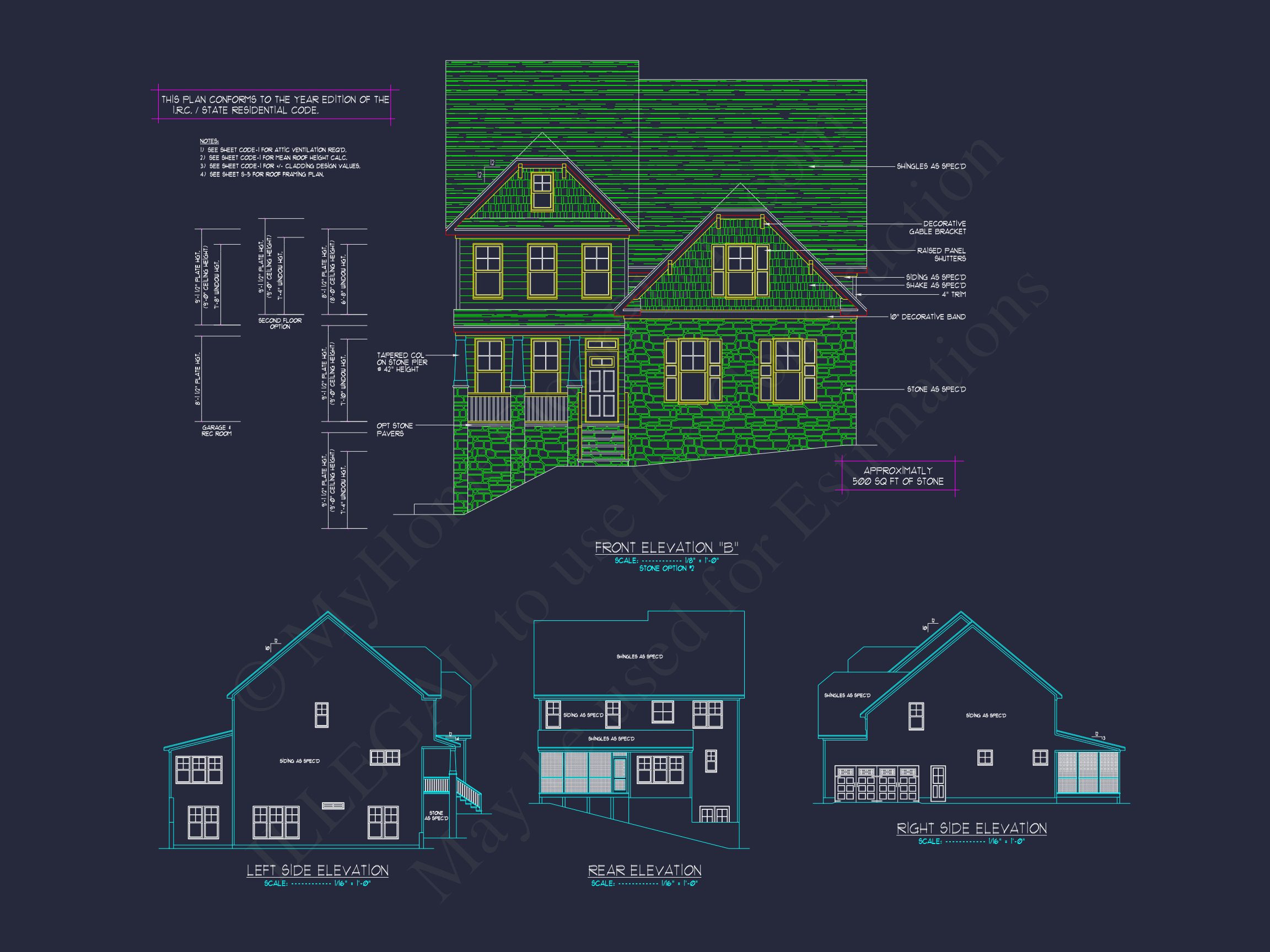 Modern Craftsman house Plan with Spacious 3-Floor Design