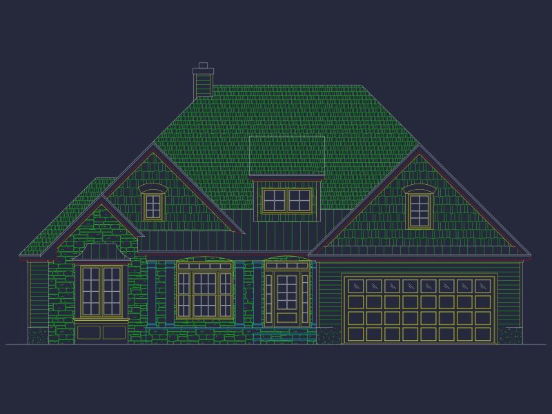 Modern Craftsman house Plan with Spacious Features and Options
