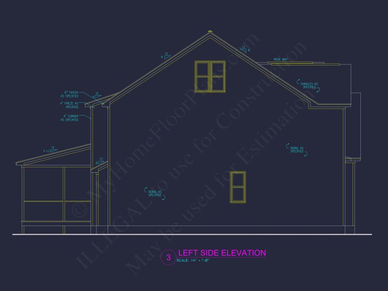 Modern Craftsman house Plan with Spacious Floor Design