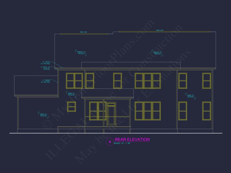 Modern Craftsman house Plan with Spacious Floor Design