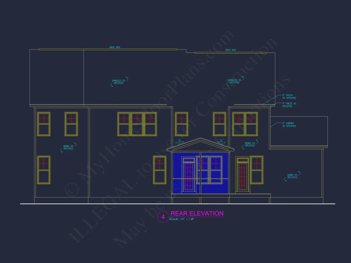 Modern Craftsman house Plan with Spacious Floor Design