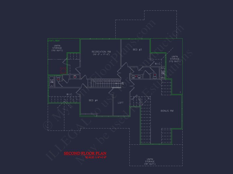 Modern Craftsman house Plan with Spacious Floor Design and CAD Blueprints