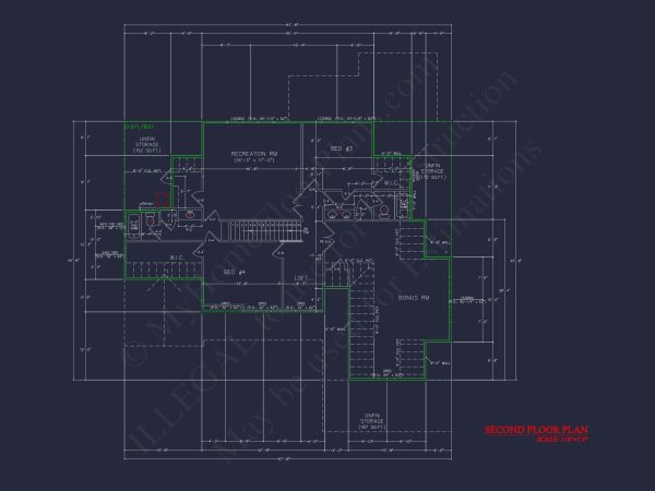 Modern Craftsman house Plan with Spacious Floor Design and CAD Blueprints