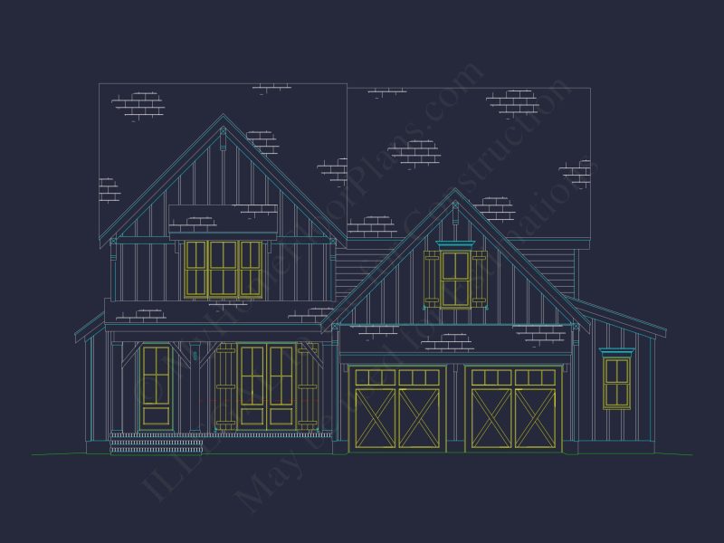 Modern Craftsman house Plan with Spacious Floor Designs