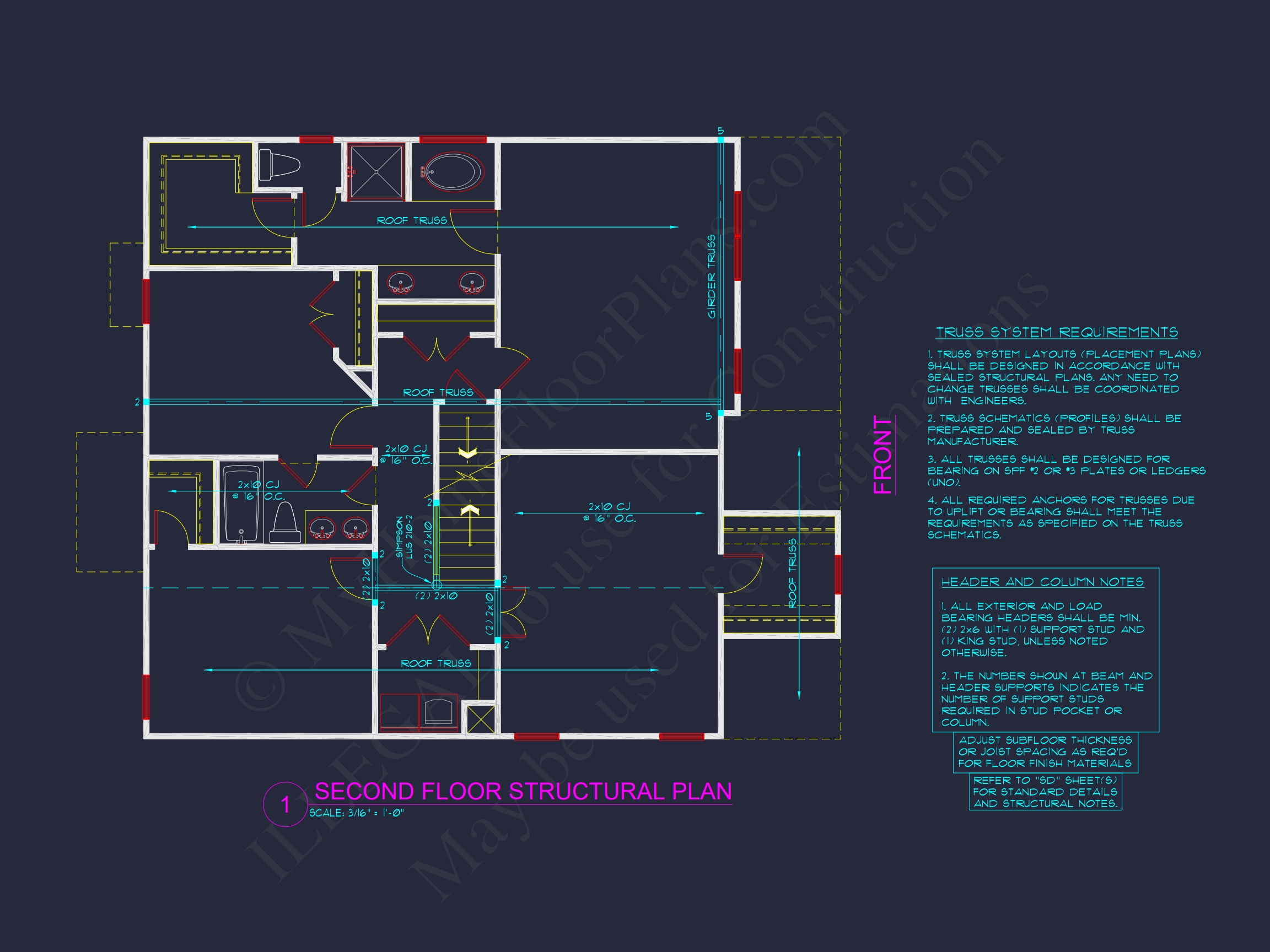 Modern Craftsman Home Plan with Spacious Floor Layout and CAD Designs