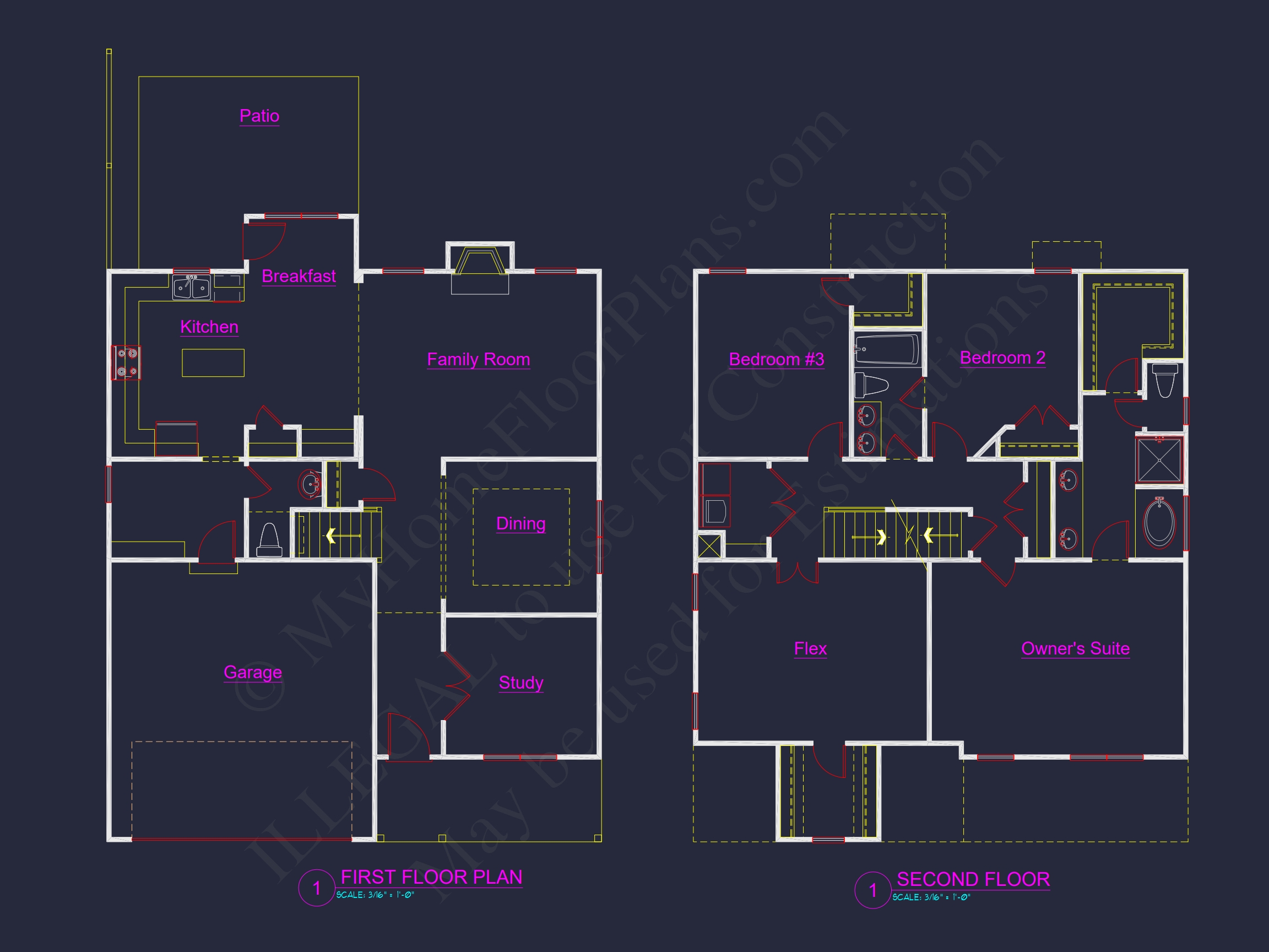 Modern Craftsman Home Plan with Spacious Floor Layout and CAD Designs