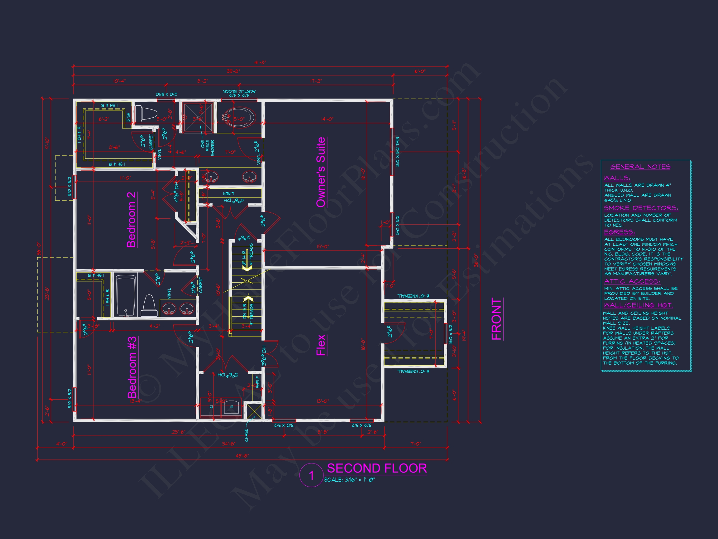 Modern Craftsman Home Plan with Spacious Floor Layout and CAD Designs