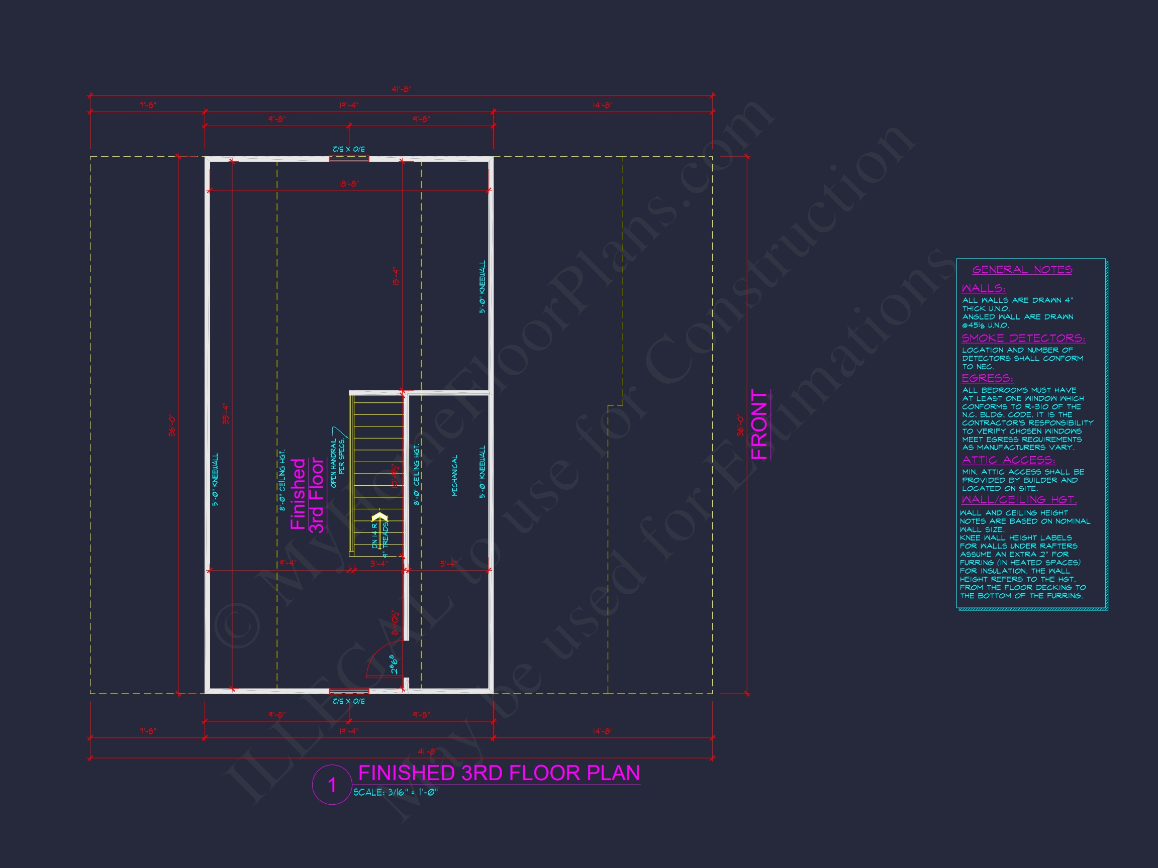 Modern Craftsman Home Plan with Spacious Floor Layout and CAD Designs