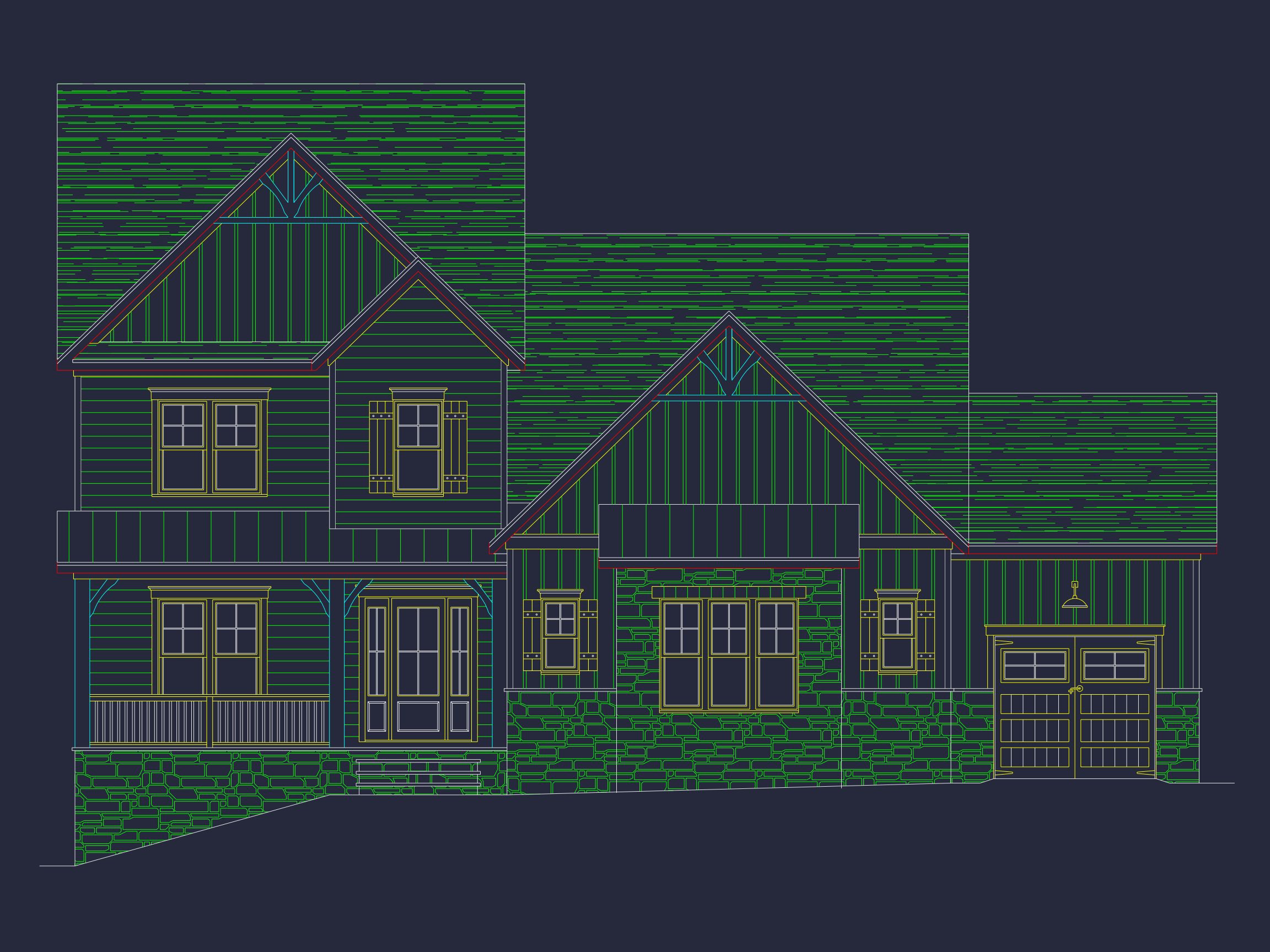 Modern Craftsman house Plan with Spacious Floor Plan & CAD Designs
