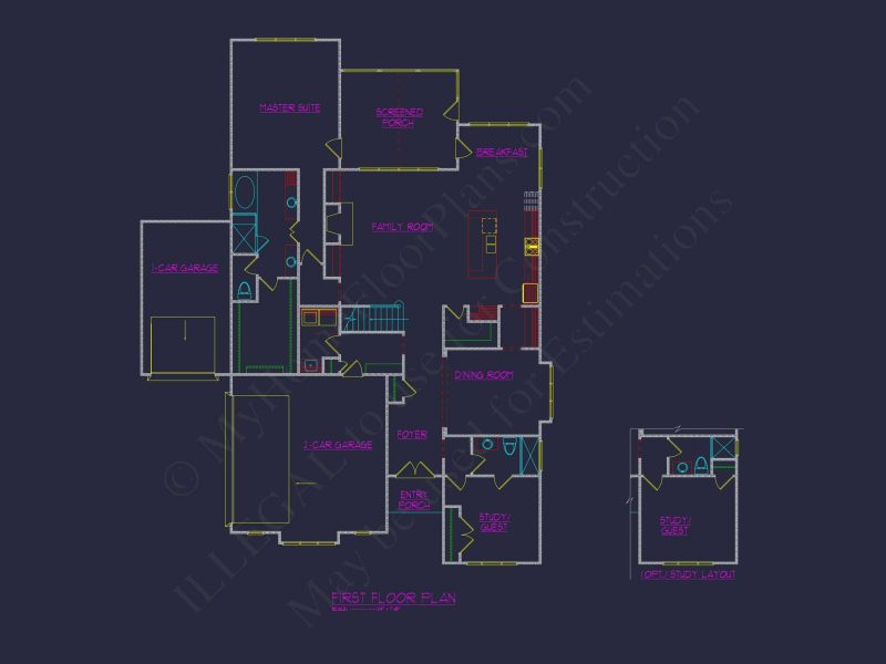 Modern Craftsman house Plan with Spacious Floor Plan & CAD Designs